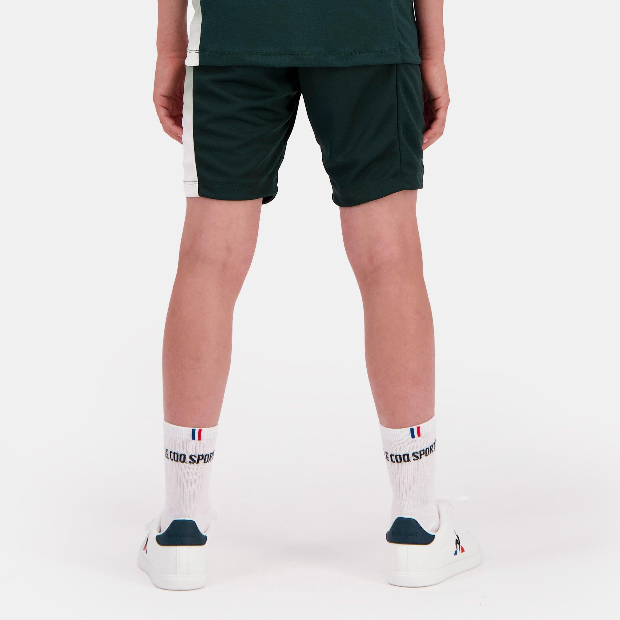 Pantalones Cortos de Deporte Verdes para Niño Le Coq Sportif Tennis Pro N°2 4/5