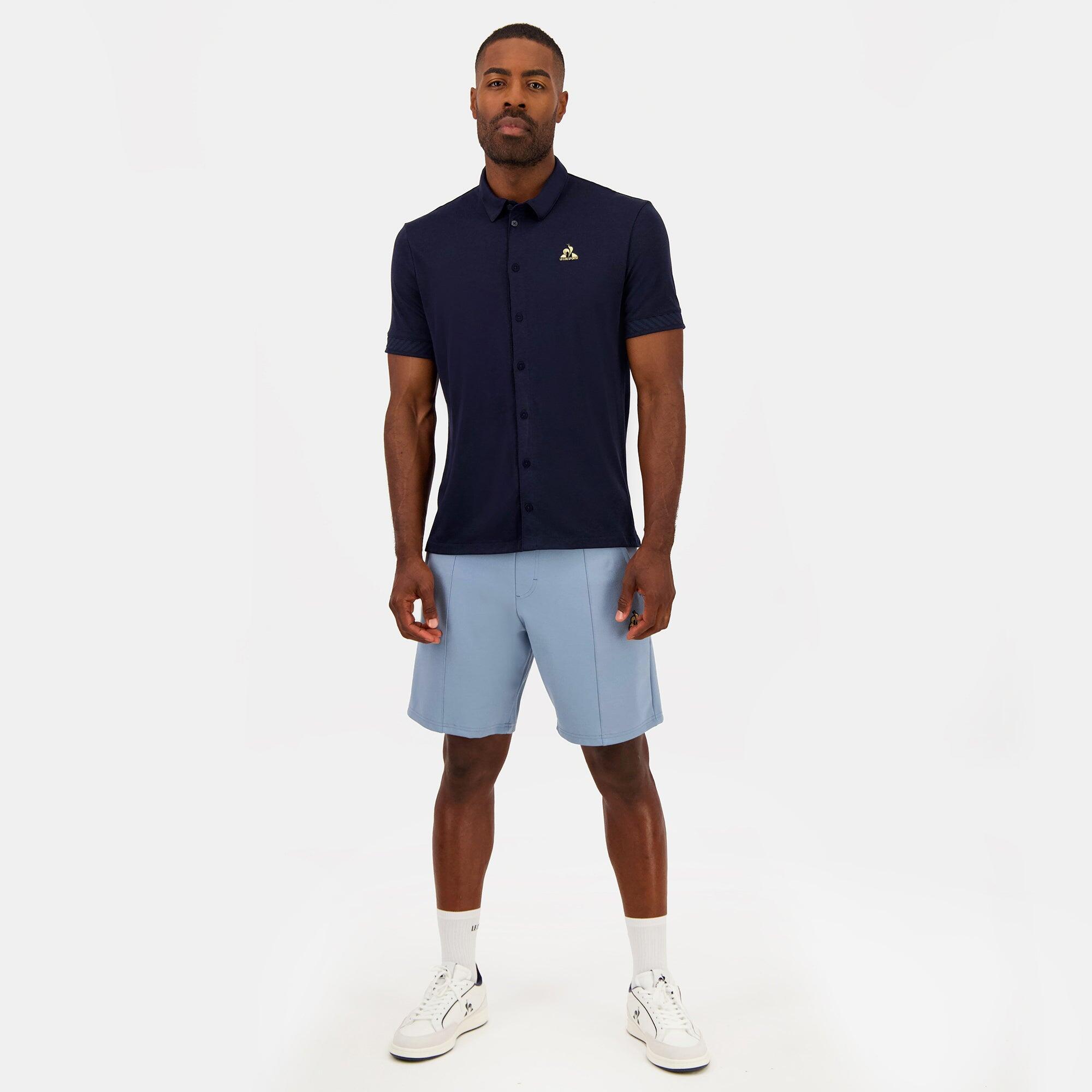 Short Bleu Homme Le Coq Sportif Coq D'or N°1 5/5
