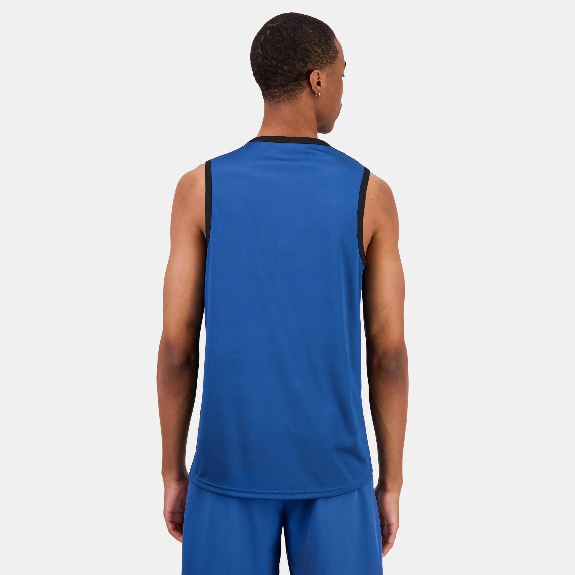 Camiseta sin mangas deportiva azul para hombre Le Coq Sportif Ess 4/5