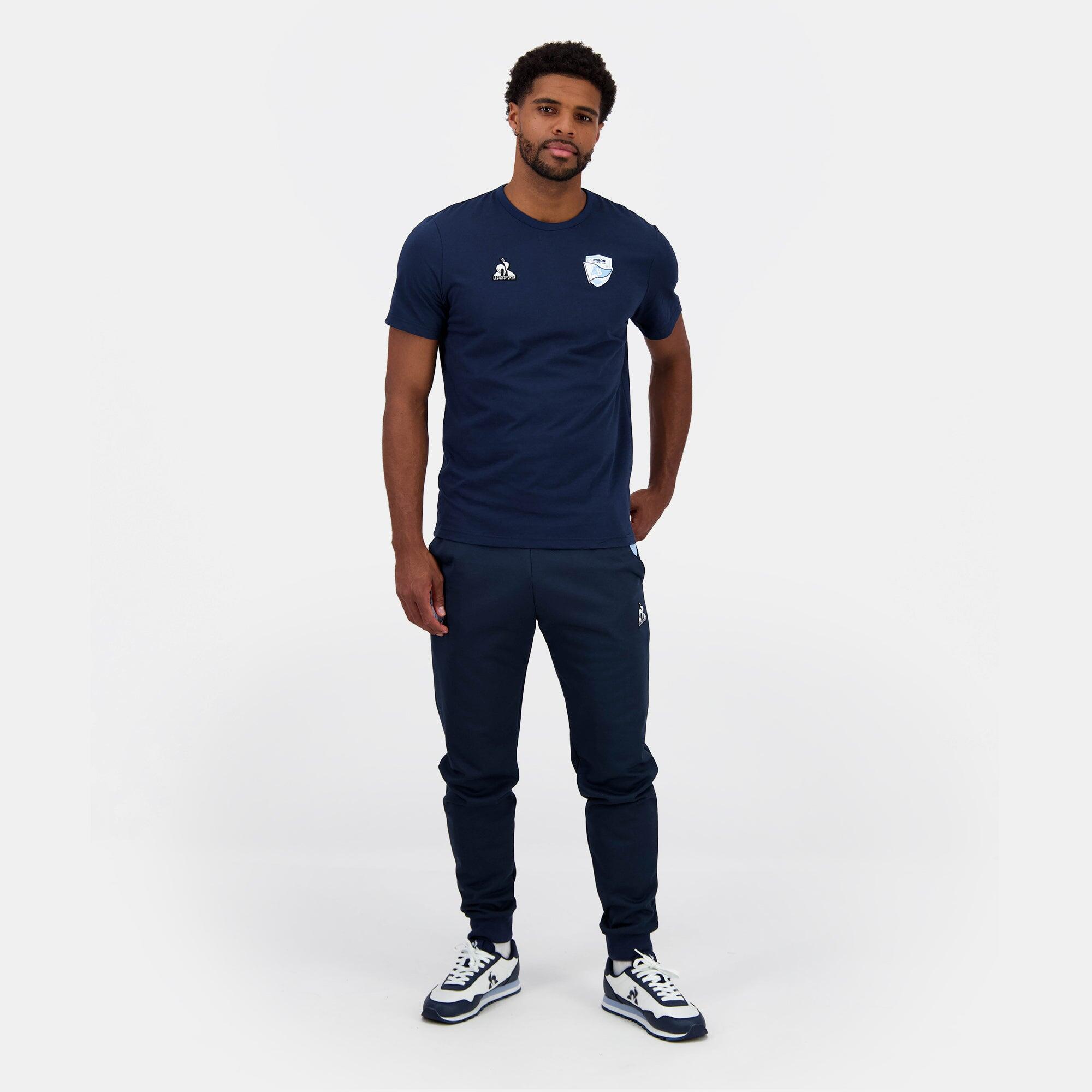 Le Coq Sportif Aviron Bayonnais Herren Jogginghose Marineblau 5/5