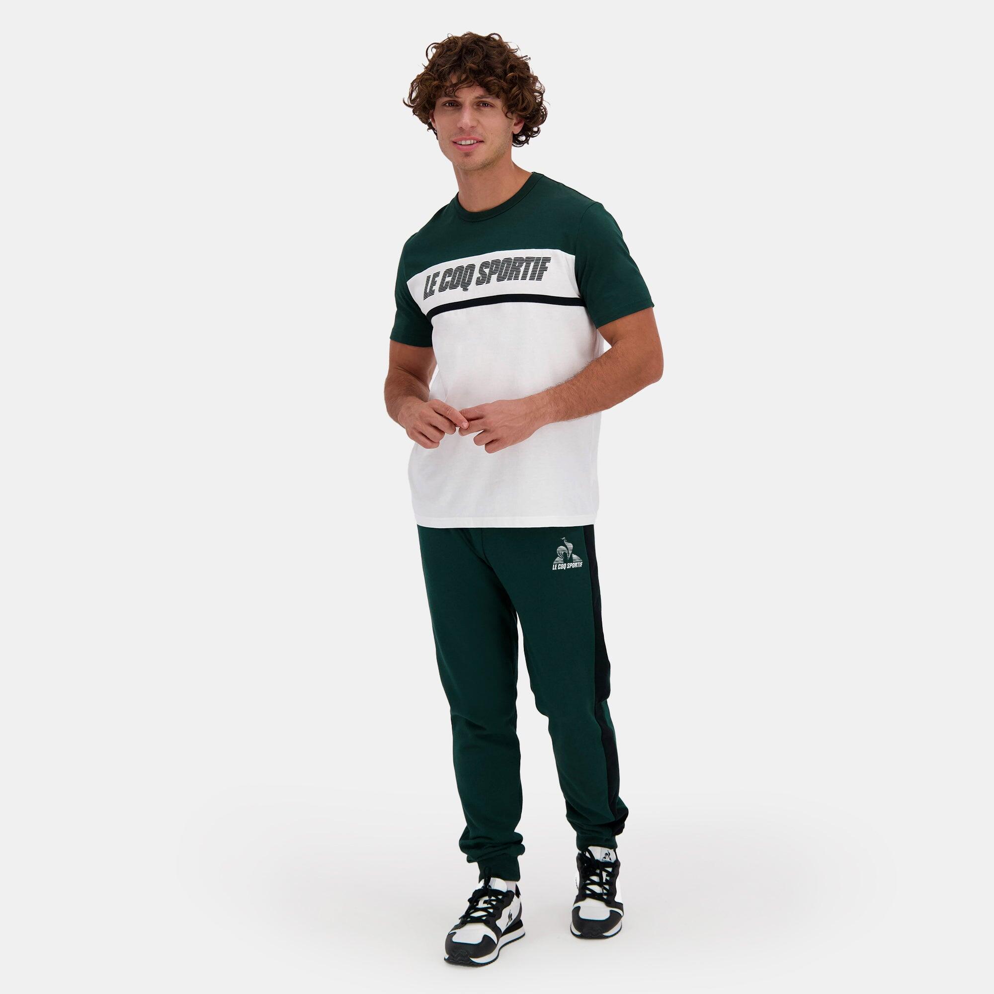 Pantalón de Chándal Verde para Hombre Le Coq Sportif Contemporáneo 5/5