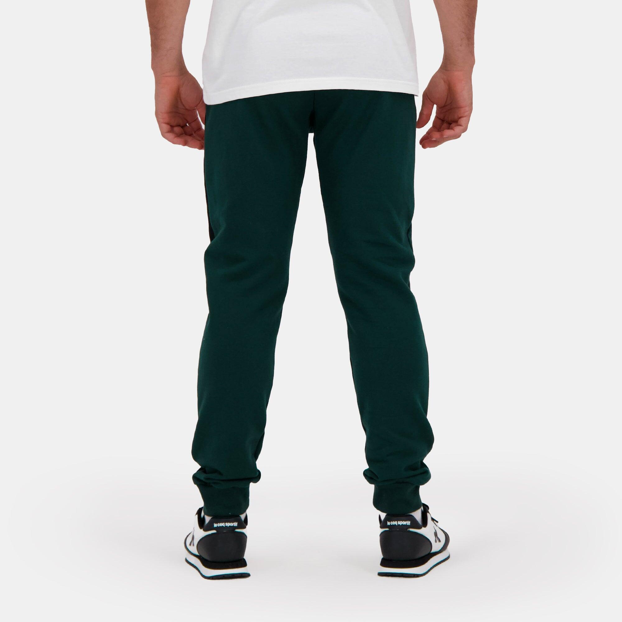 Pantalón de Chándal Verde para Hombre Le Coq Sportif Contemporáneo 4/5