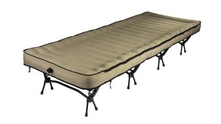 Feldbett Camping Luftmatratze 195x75x40 cm Aluminium - HC Thivet 75 Compact
