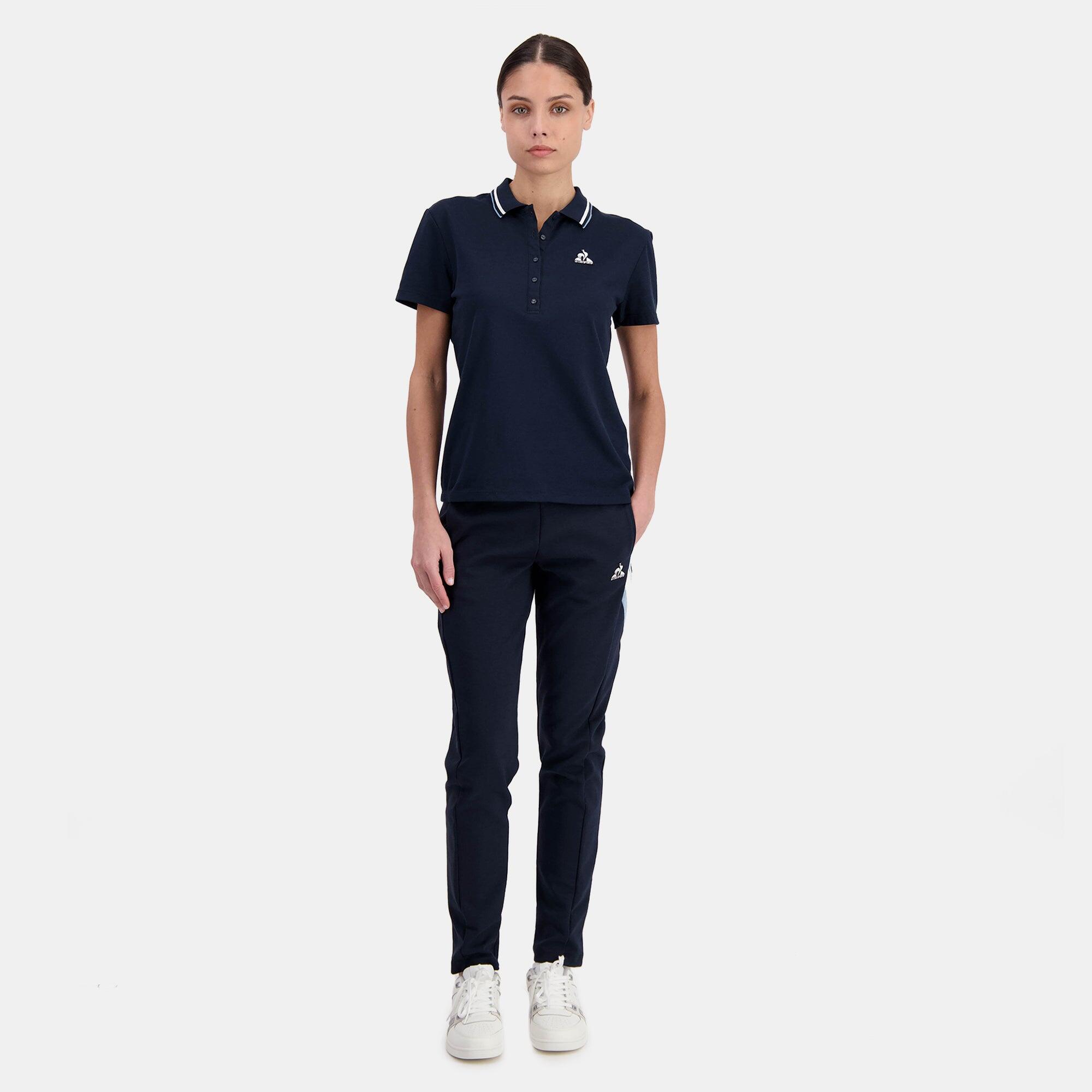 Polo Le Coq Sportif Heritage Marino para Mujer 5/5