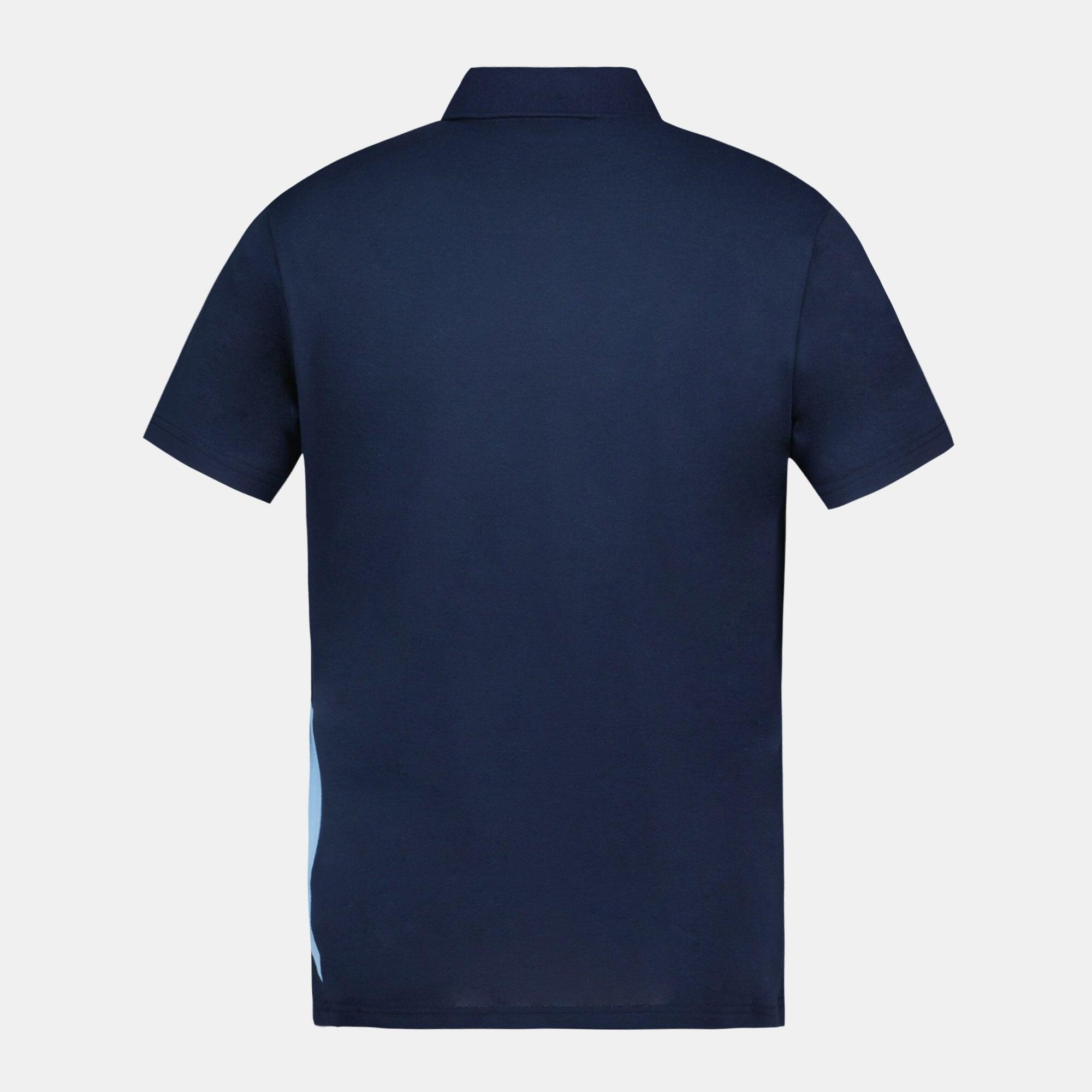 Polo Uomo Le Coq Sportif Aviron Bayonnais N°3 Blu Marino 3/5
