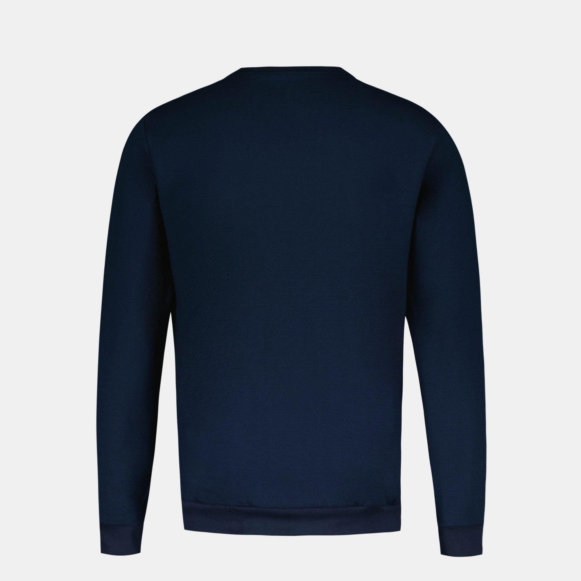 Sudadera Negra de Terciopelo Le Coq Sportif para Hombre 3/5