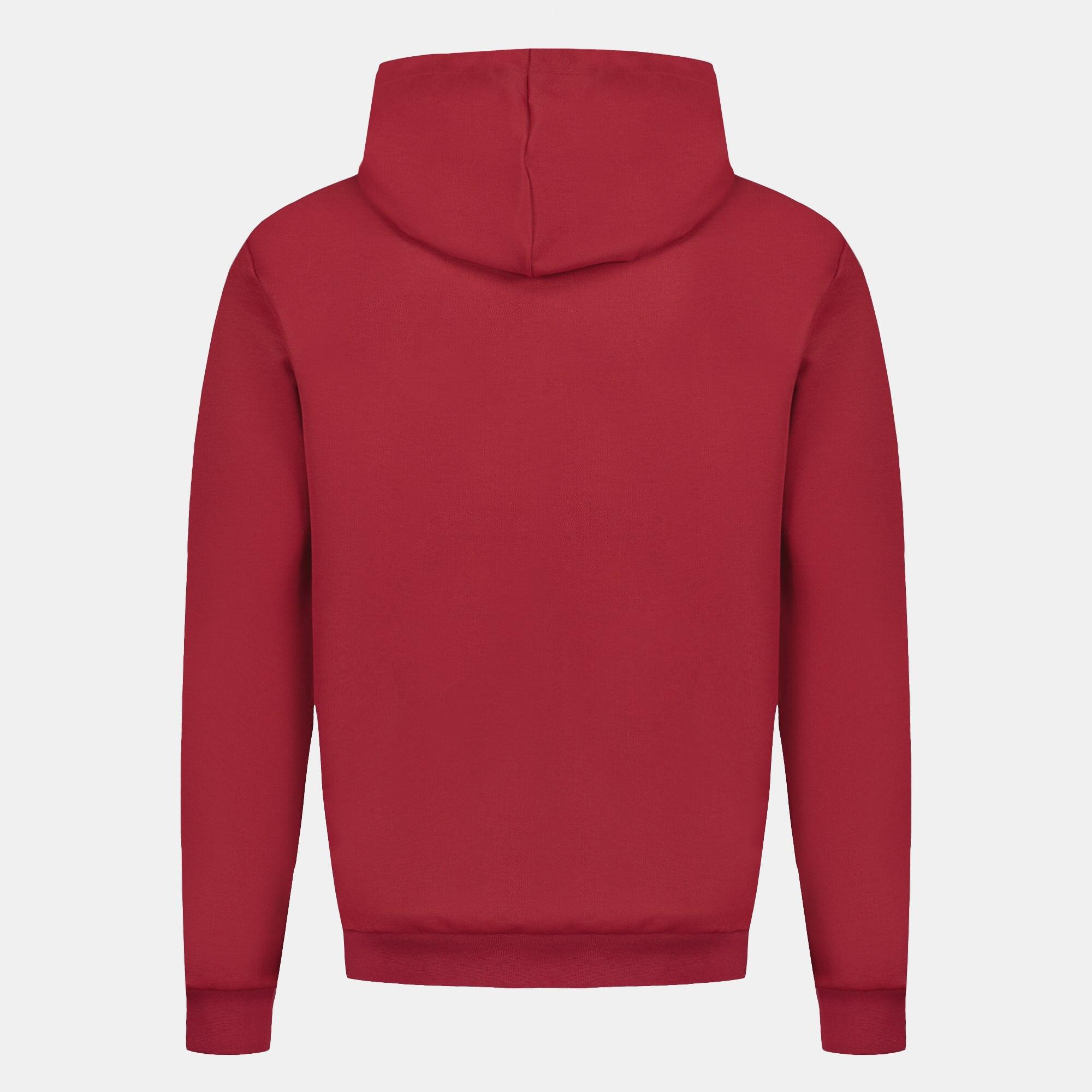 Le Coq Sportif Herren Hoodie Bordeaux Sweatshirt 3/7
