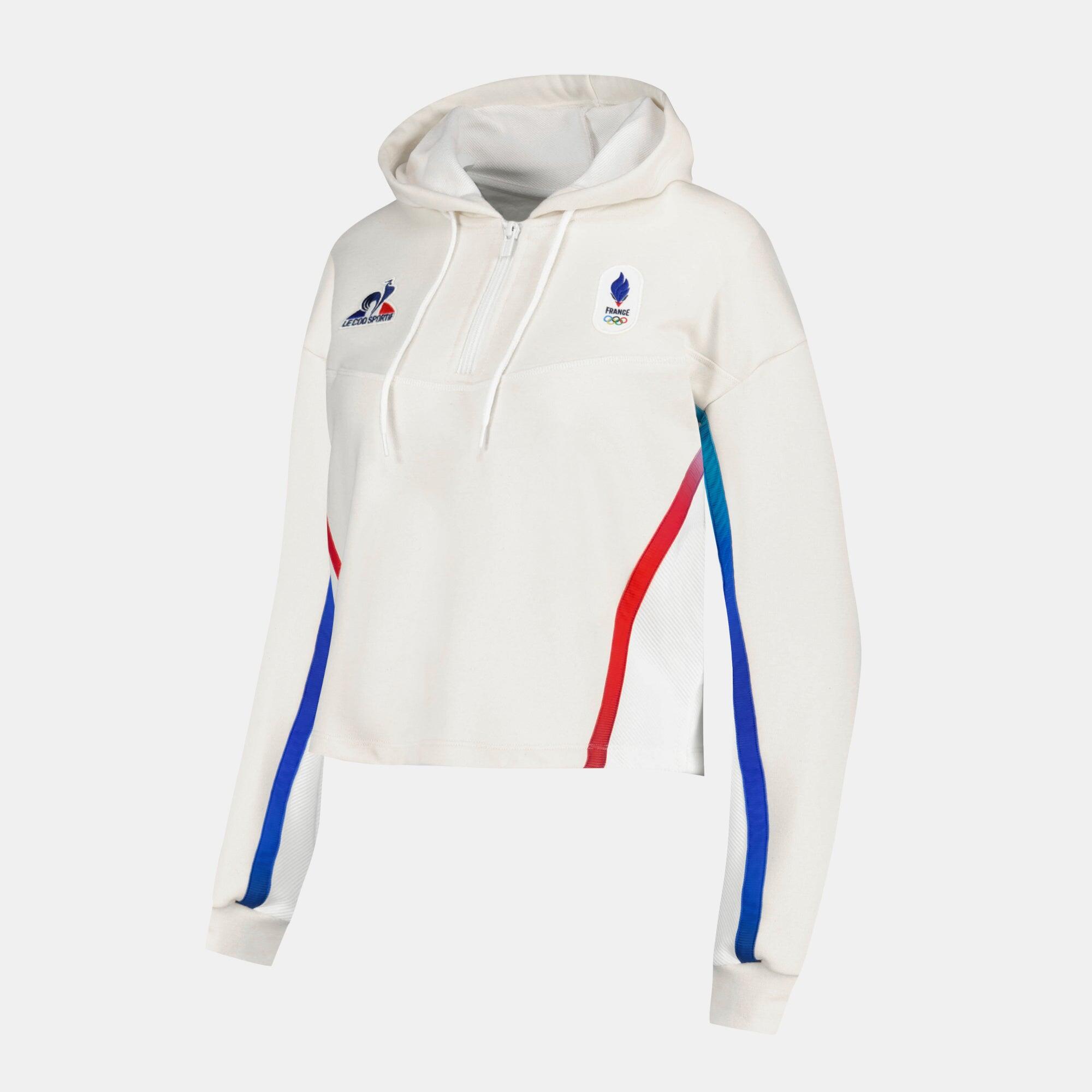 France Sweat Ecru Femme Le Coq Sportif JO 2024 3/5