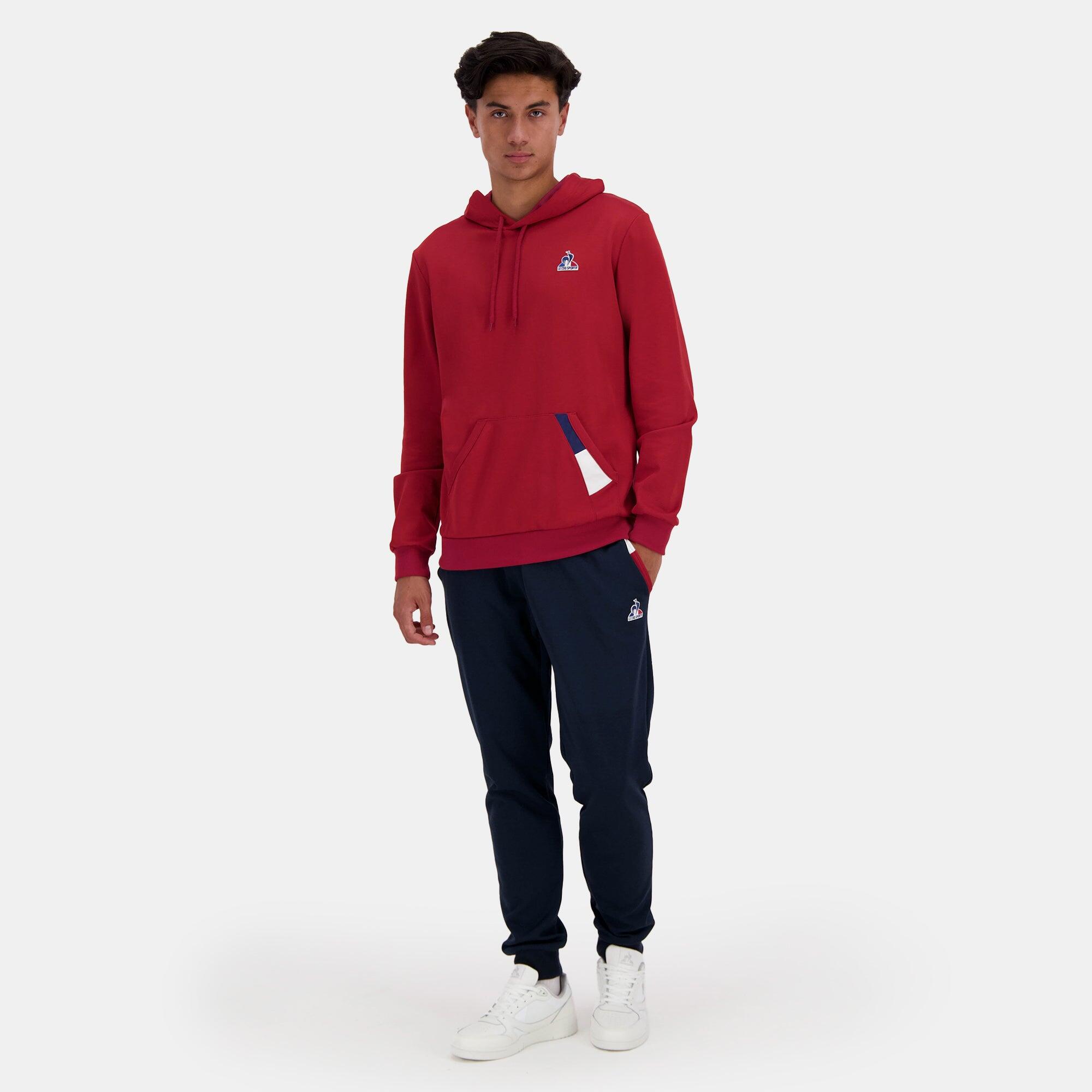 Sudadera con Capucha Burdeos para Hombre Le Coq Sportif 5/7