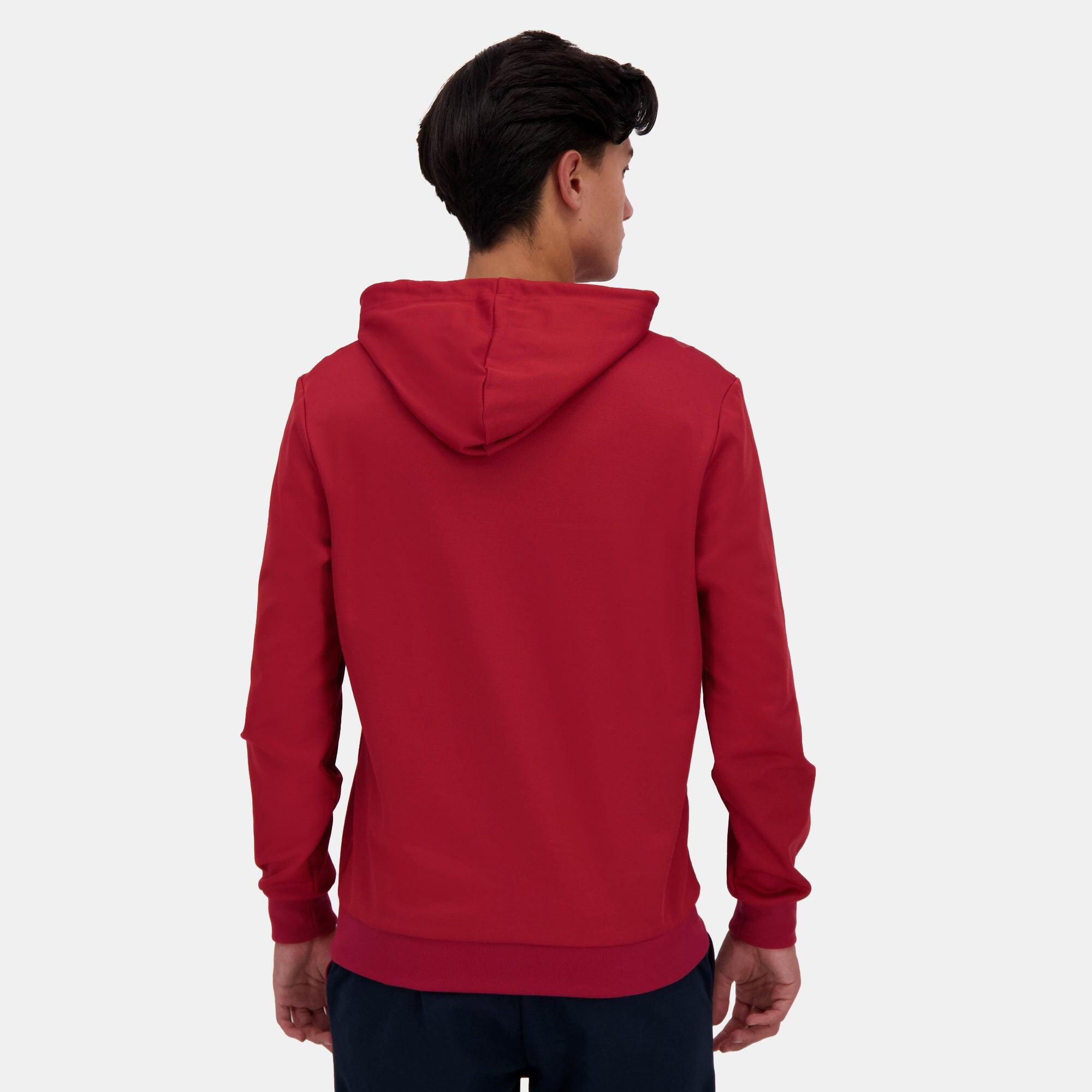 Sudadera con Capucha Burdeos para Hombre Le Coq Sportif 4/7