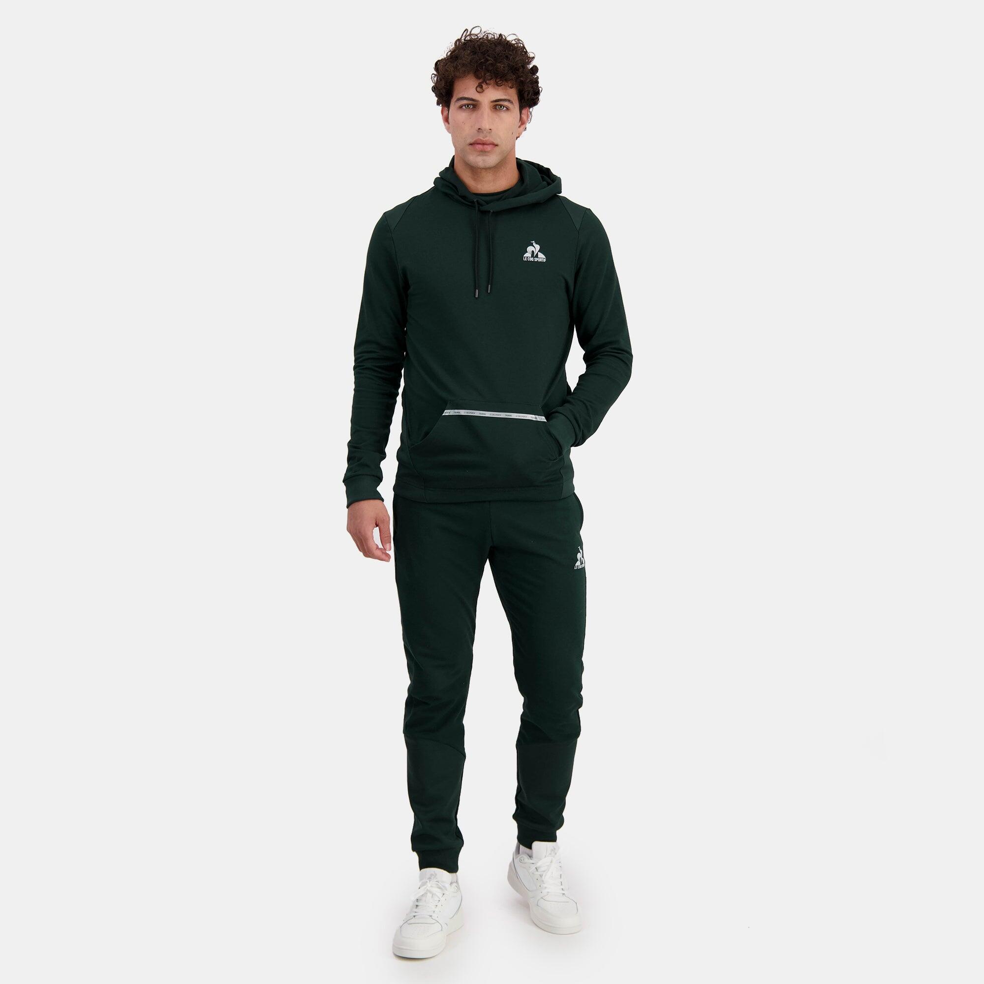 Le Coq Sportif Herren Sweatshirt Grün für Training & Sport 5/5