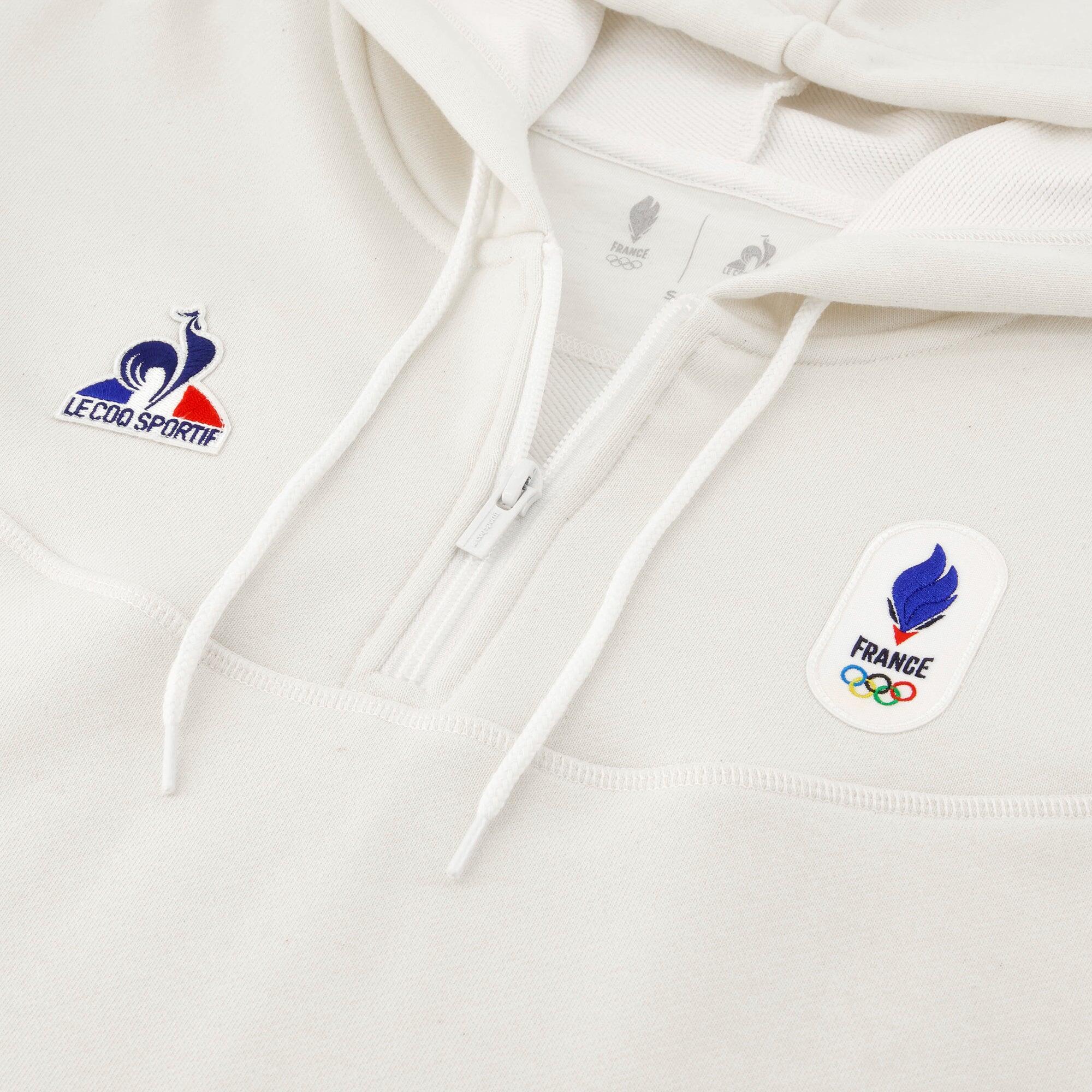 France Sweat Ecru Femme Le Coq Sportif JO 2024 4/5