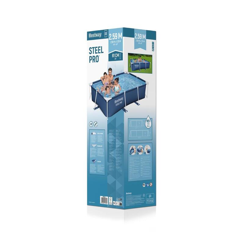 Bestway Büyük Prefabrik Havuz 259x170x61cm 56403