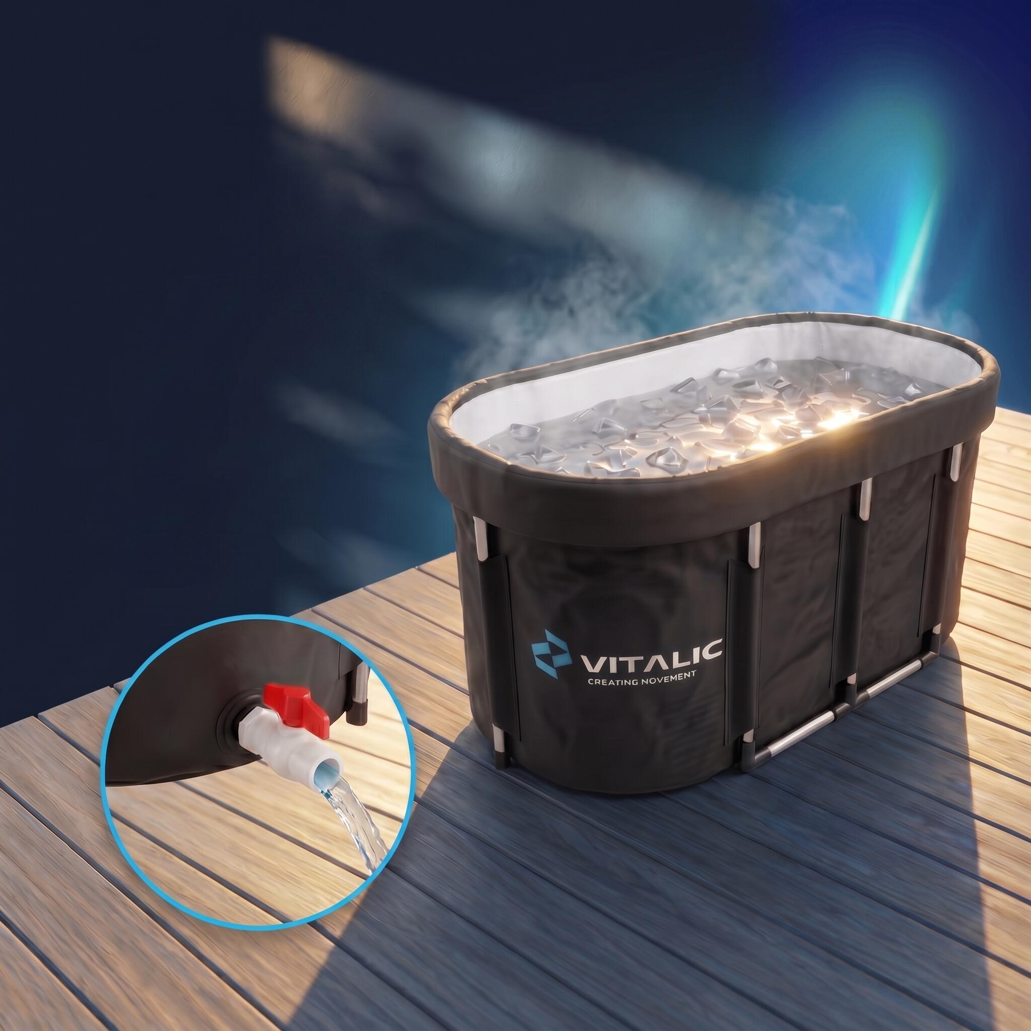 Premium ijsbad - Zit en lig bad voor Volwassenen - Ice Bath bucket Dompelbad 4/7