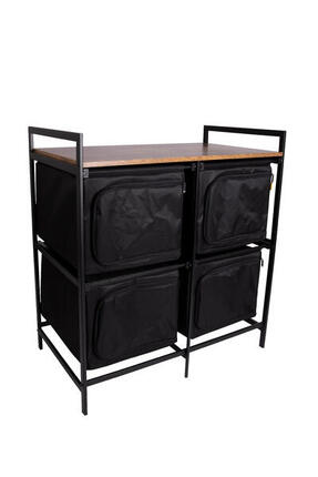 Industrial Camping Küche Lawton Falt Schrank Schubladen Tisch Holz Stahl