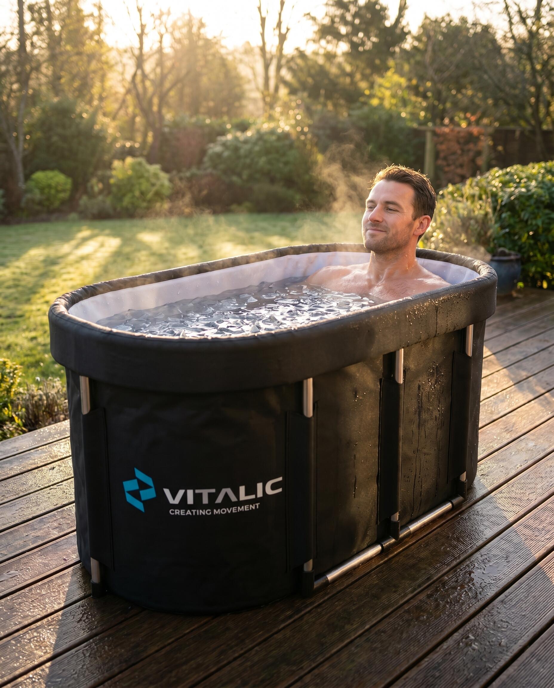 Premium ijsbad - Zit en lig bad voor Volwassenen - Ice Bath bucket Dompelbad 6/7