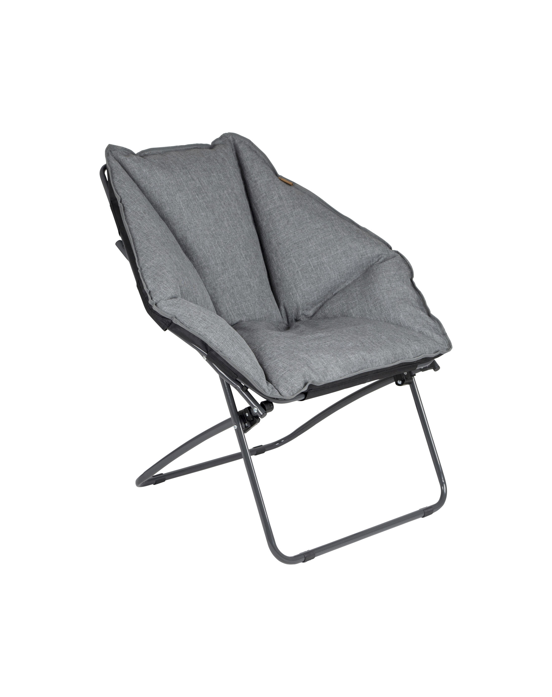 Urban Outdoor collection - Moon chair Silvertown Olefin Grijs 1/7