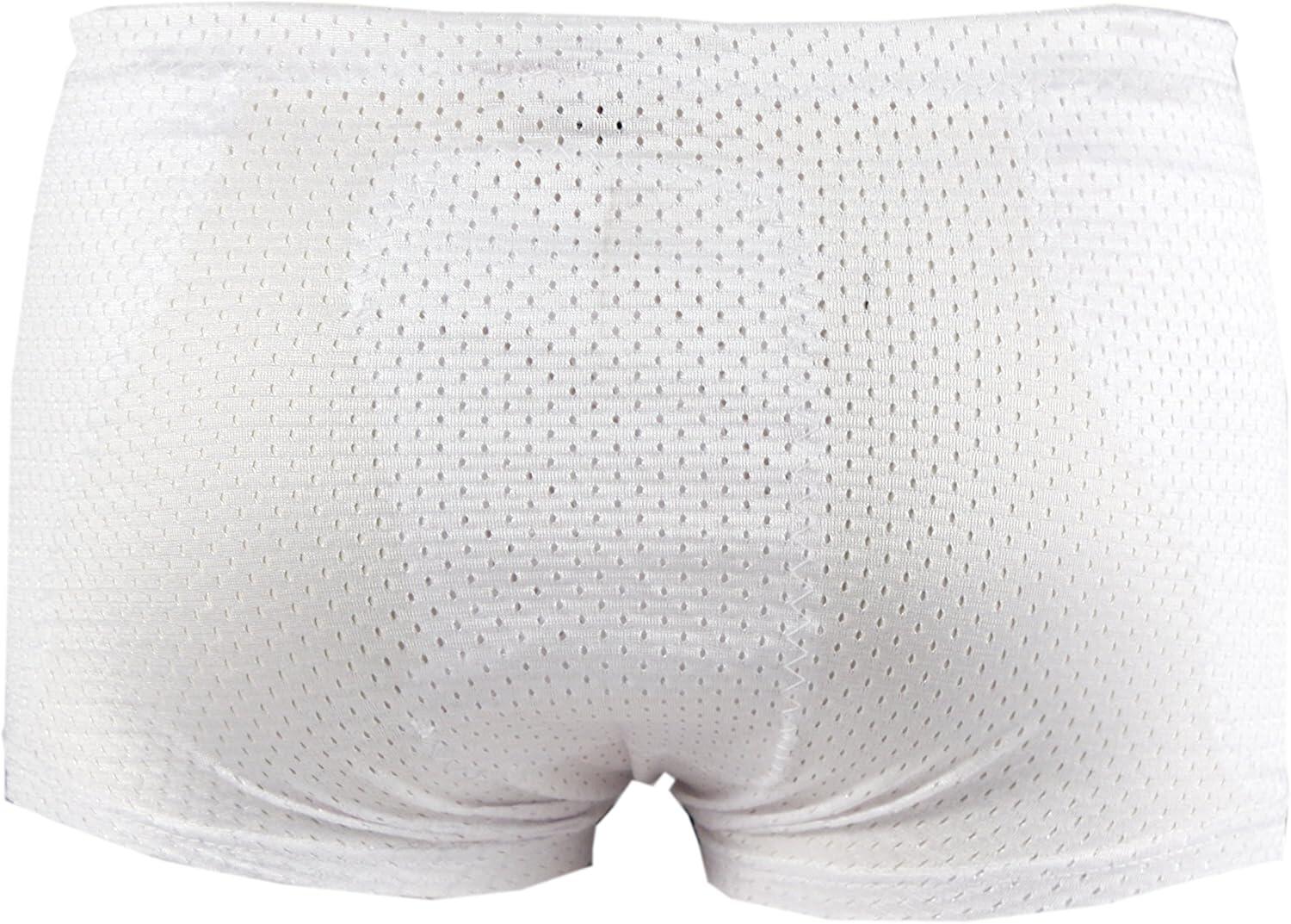 FS-01 white - 4XL Football compressive shorts, 3 slots 3/7
