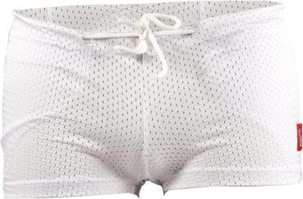 FS-01 white - 4XL Football compressive shorts, 3 slots