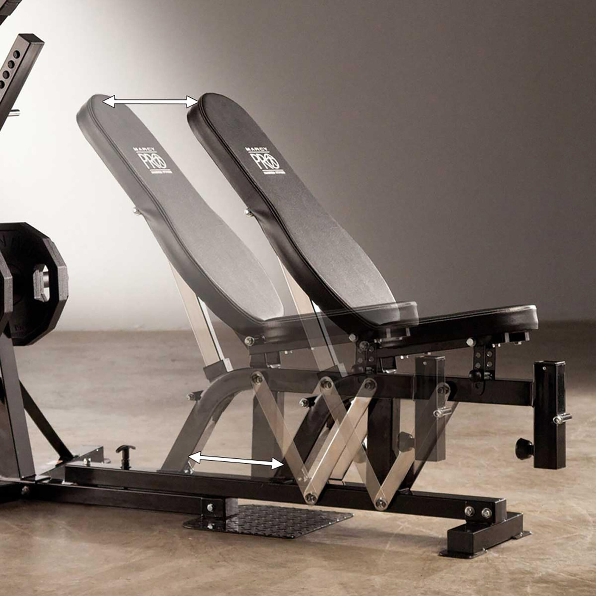 Machine de développé poitrine - musculation acier - Pro PM4400 noir 6/8