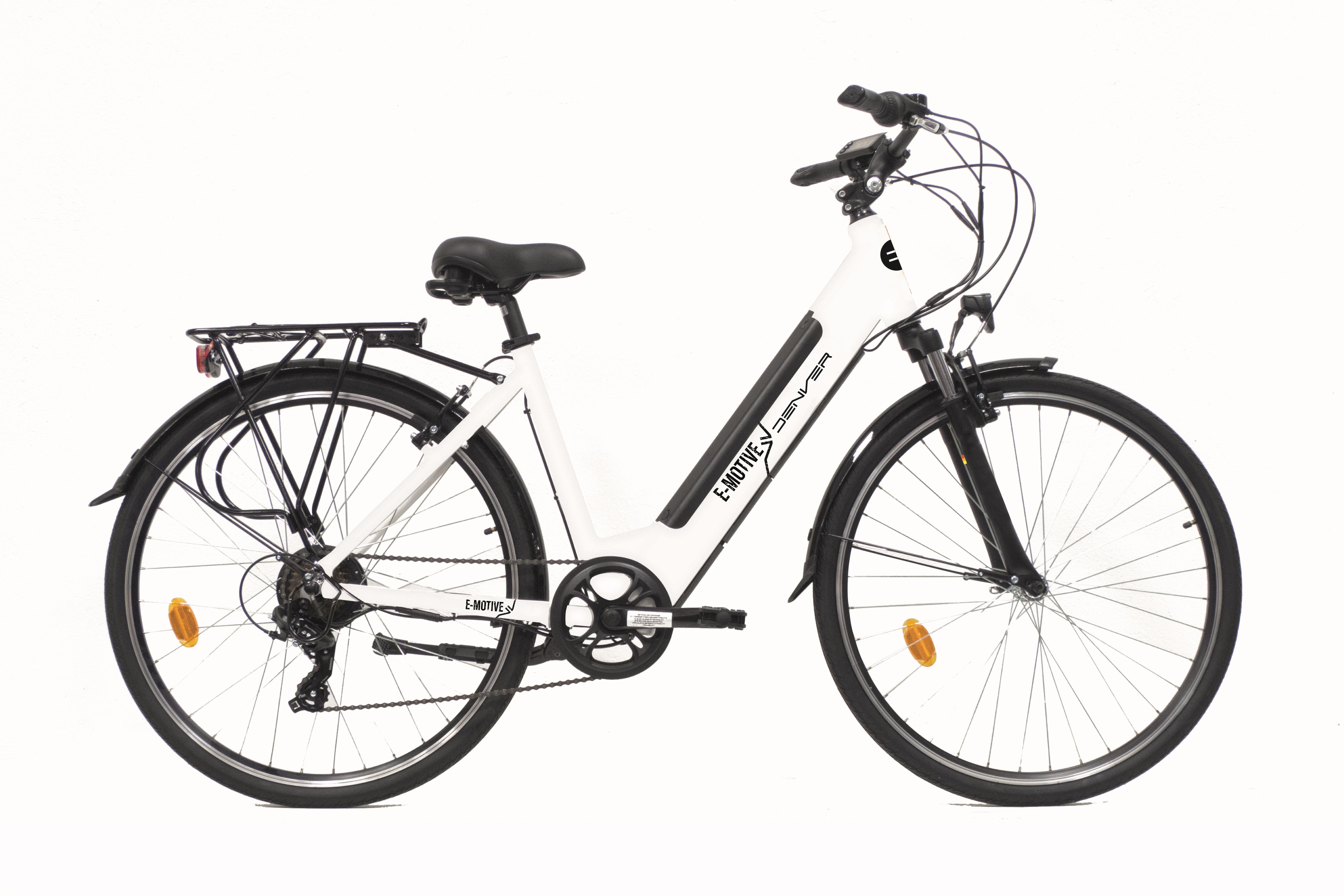 Bicicletă electrică oraș Beraud E Motive Ecoway 28 inch alb