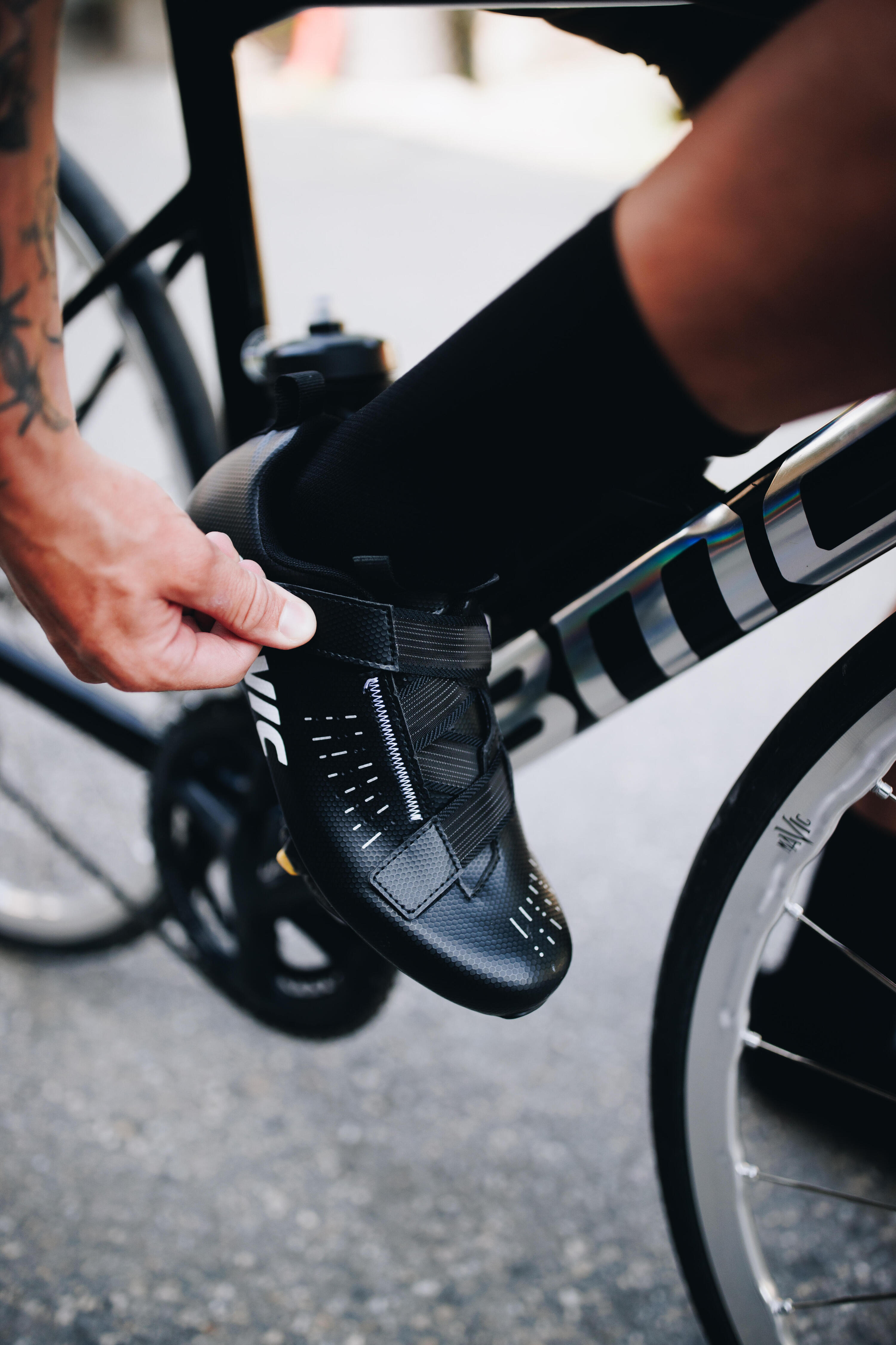 Mavic Aksium Strap Rennradschuhe, schwarz 6/7