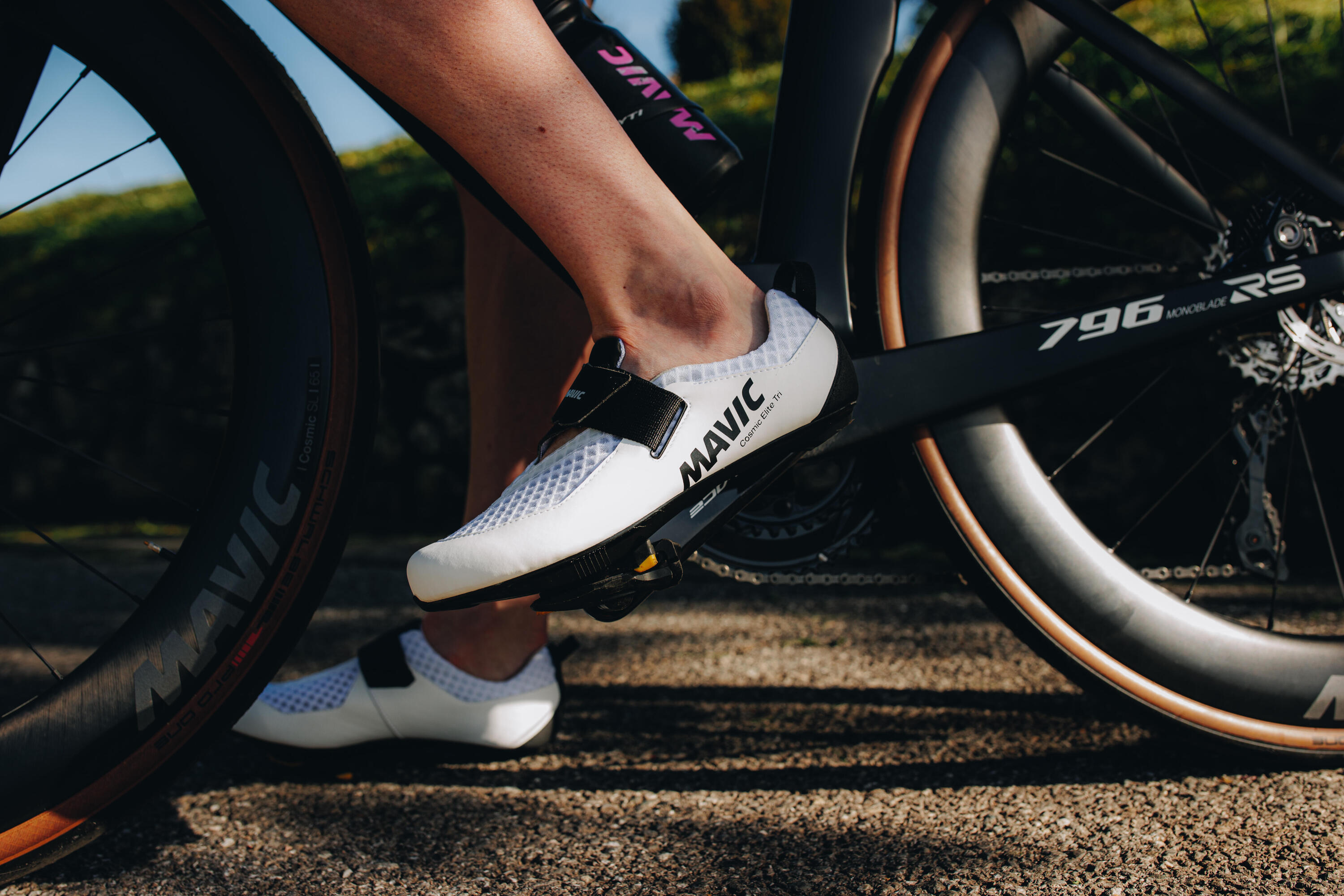 Scarpe da triathlon Mavic Cosmic Elite Tri bianche 6/7