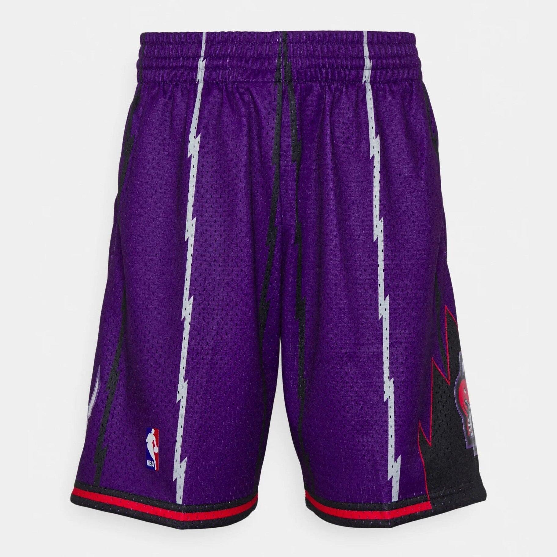 Calções Mitchell & Ness Swingman Toronto Raptors '98 roxos 1/7