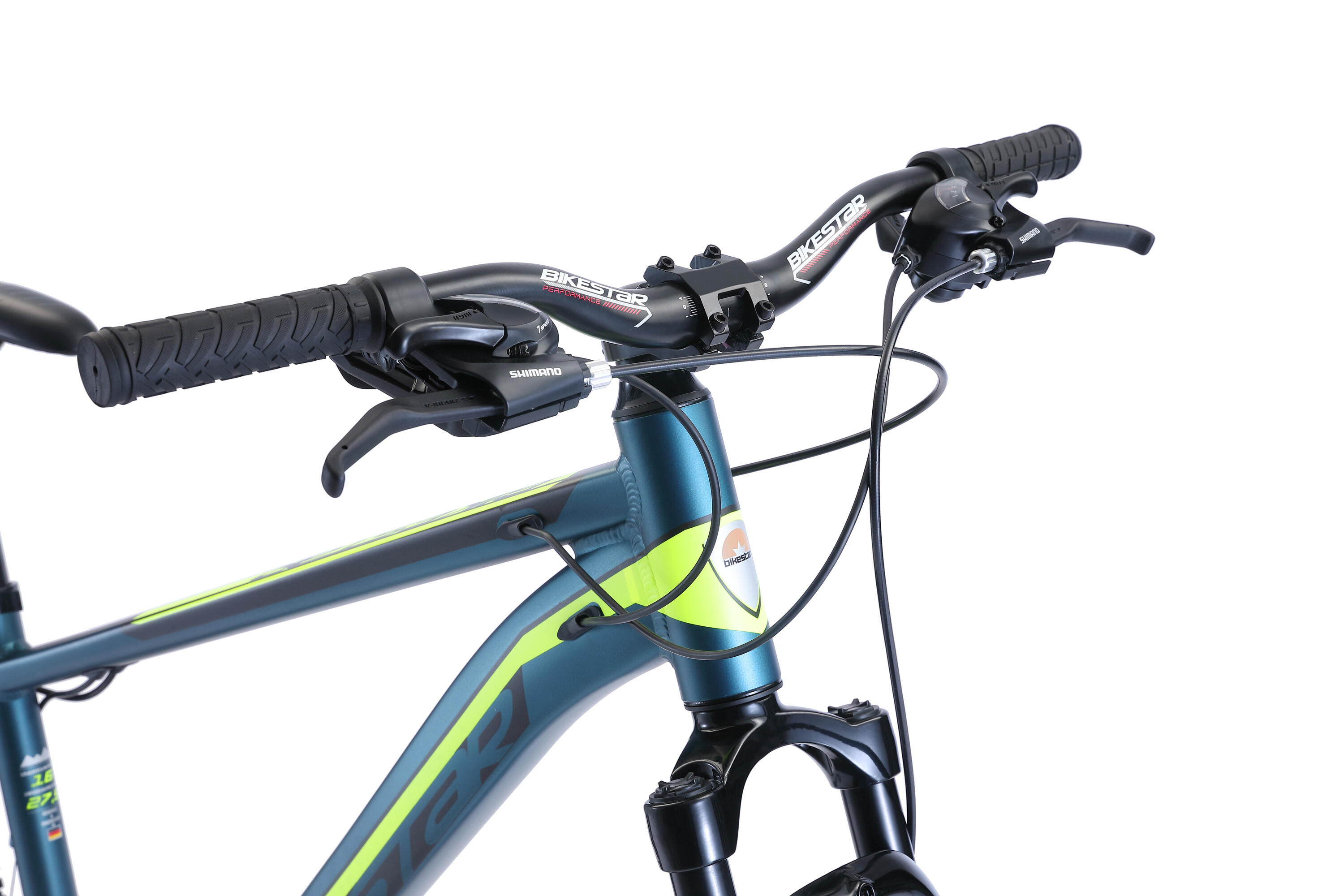 MTB fiets 27.5" aluminium, hardtail, 21 versnellingen, schijfremmen 6/7