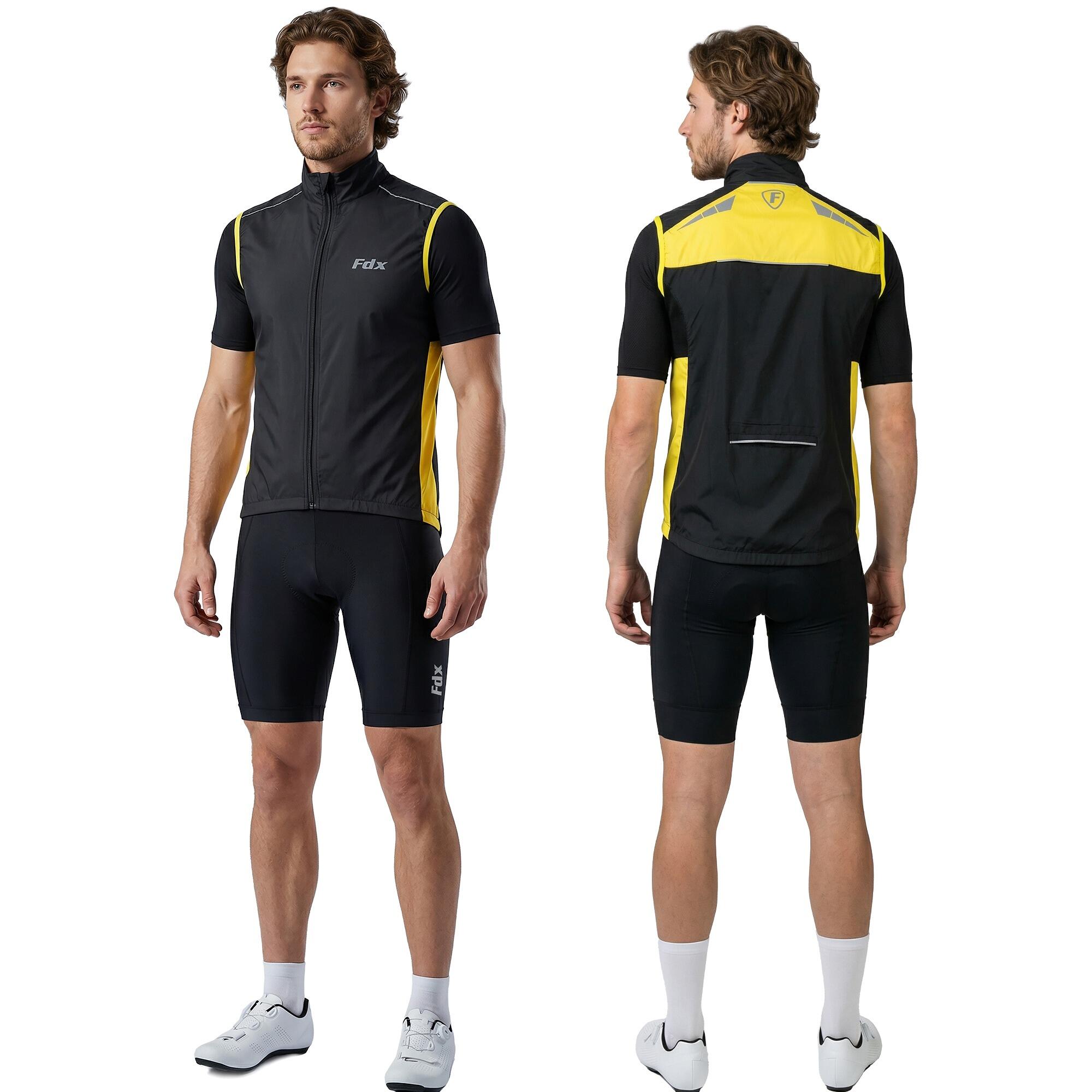 Dart Men's Cycling/Running Gilet Lightweight Windproof Reflective