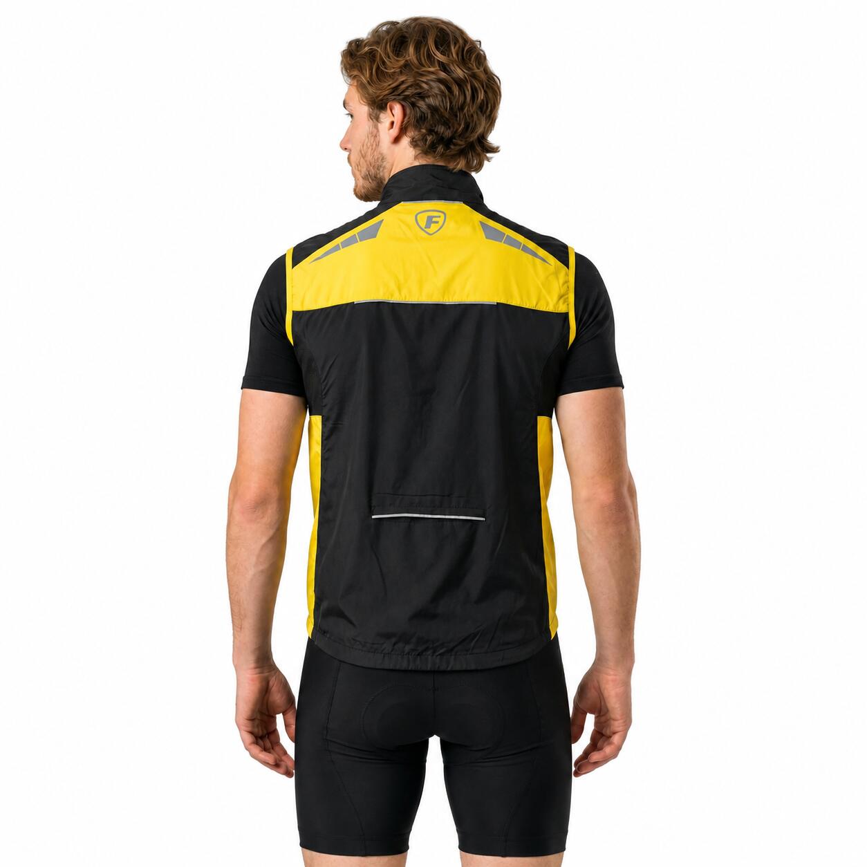 Dart Men's Cycling/Running Gilet Lightweight Windproof Reflective