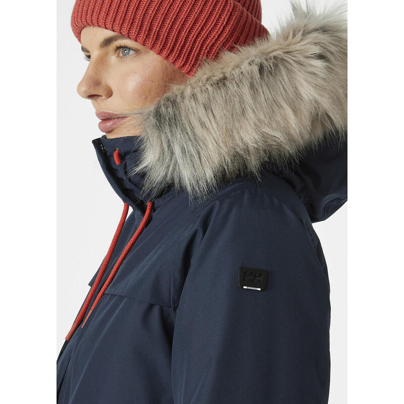 Geacă matlasată Helly Hansen albastru închis pentru femei