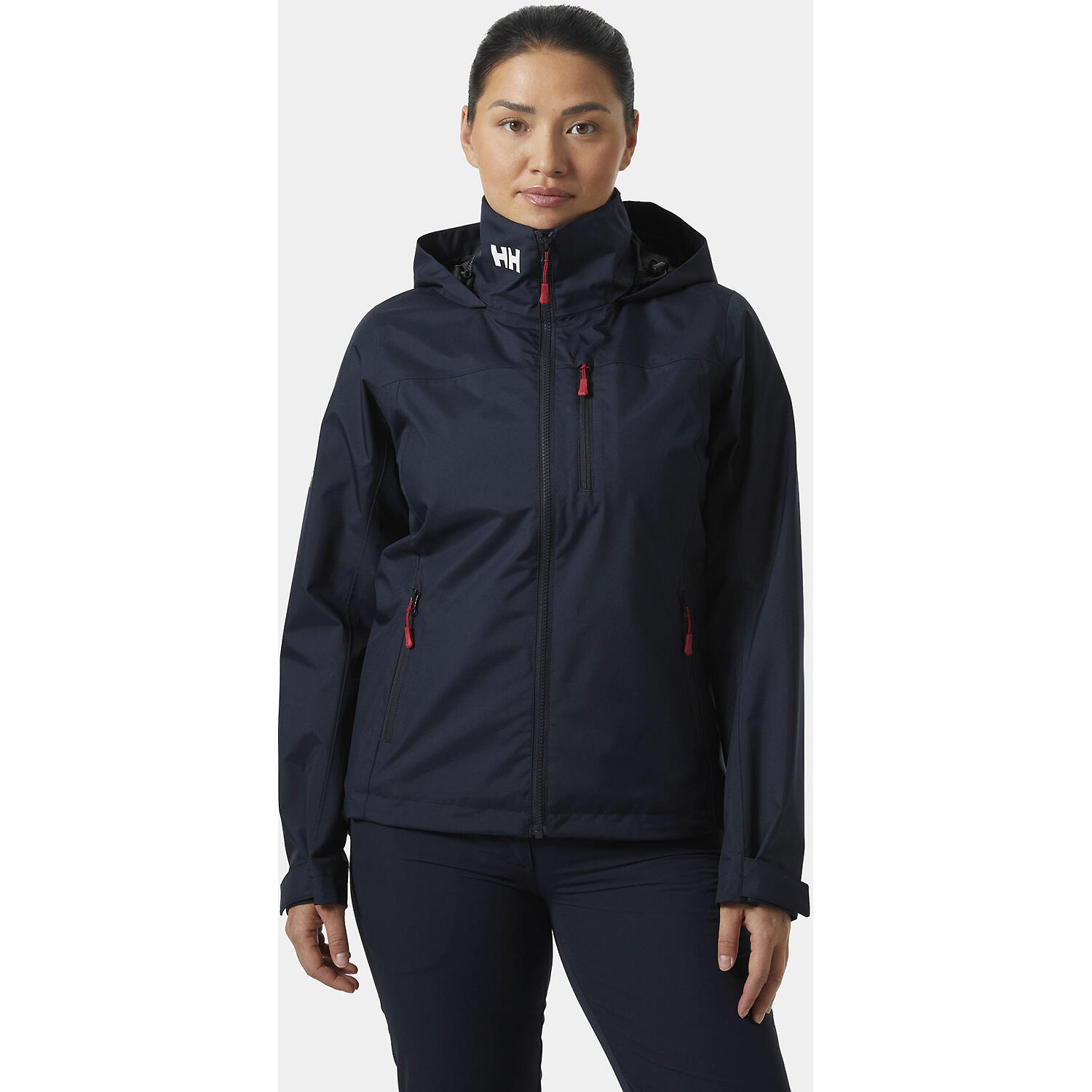 Chaqueta Azul Mujer Helly Hansen Crew Hooded Sailing Jacket 2.0 Navy 4/7