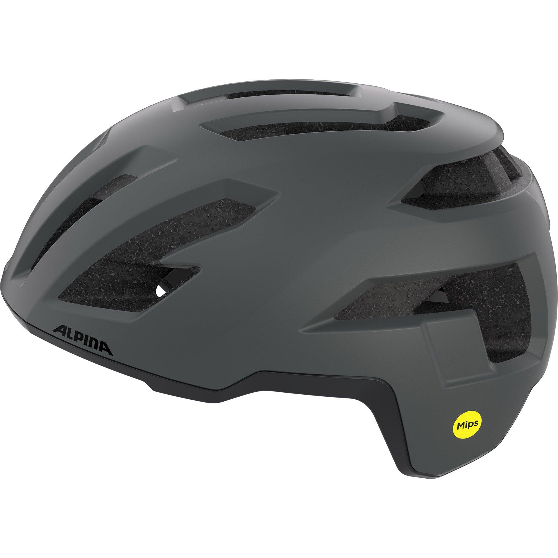 Olympic Sportswear Alpina Taunus Gravel Casque MIPS 59-61 cm mat gris foncé 3/5
