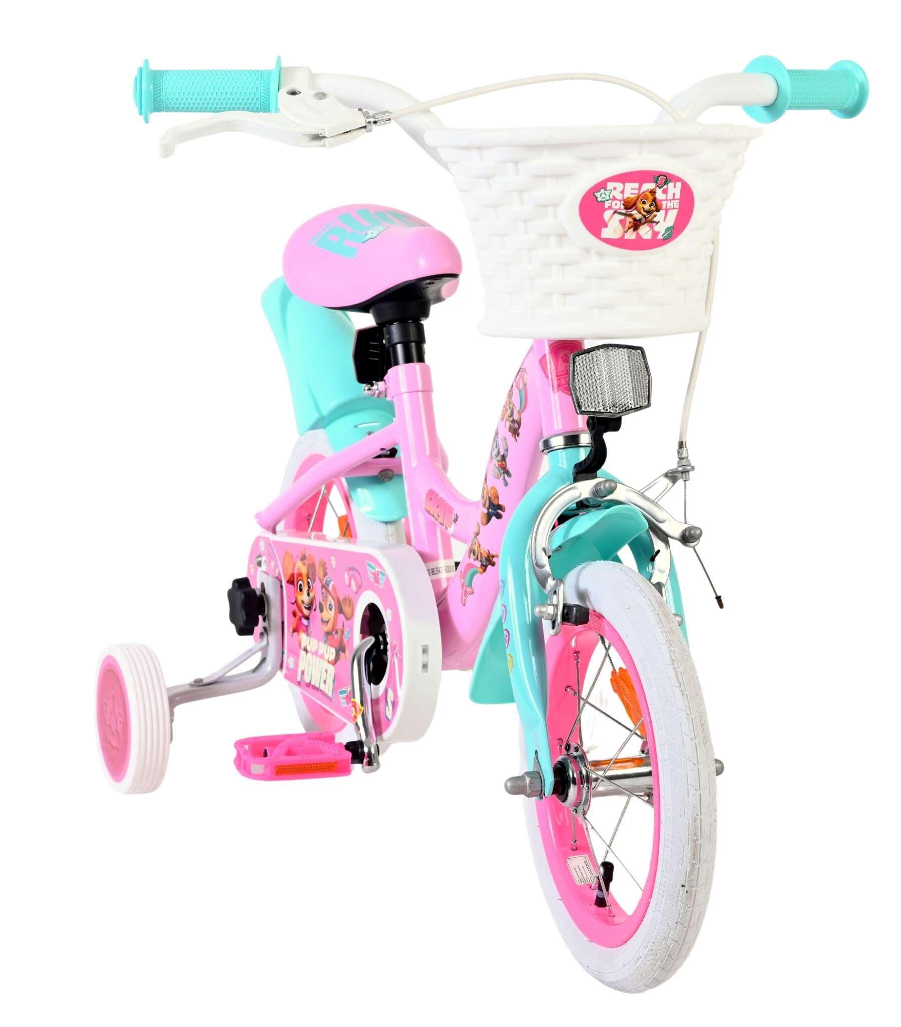 Paw Patrol Kinderfahrrad Mädchen 12 Zoll Rosa 3/7