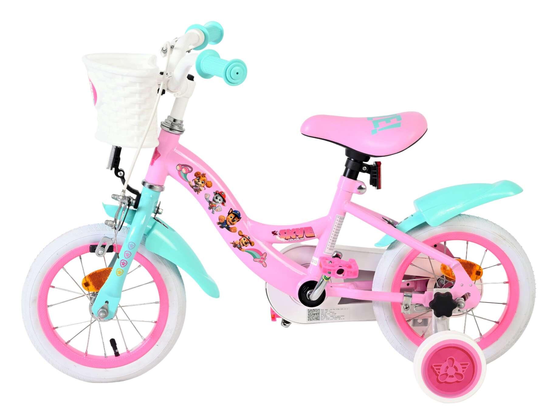 Paw Patrol Kinderfahrrad Mädchen 12 Zoll Rosa 5/7