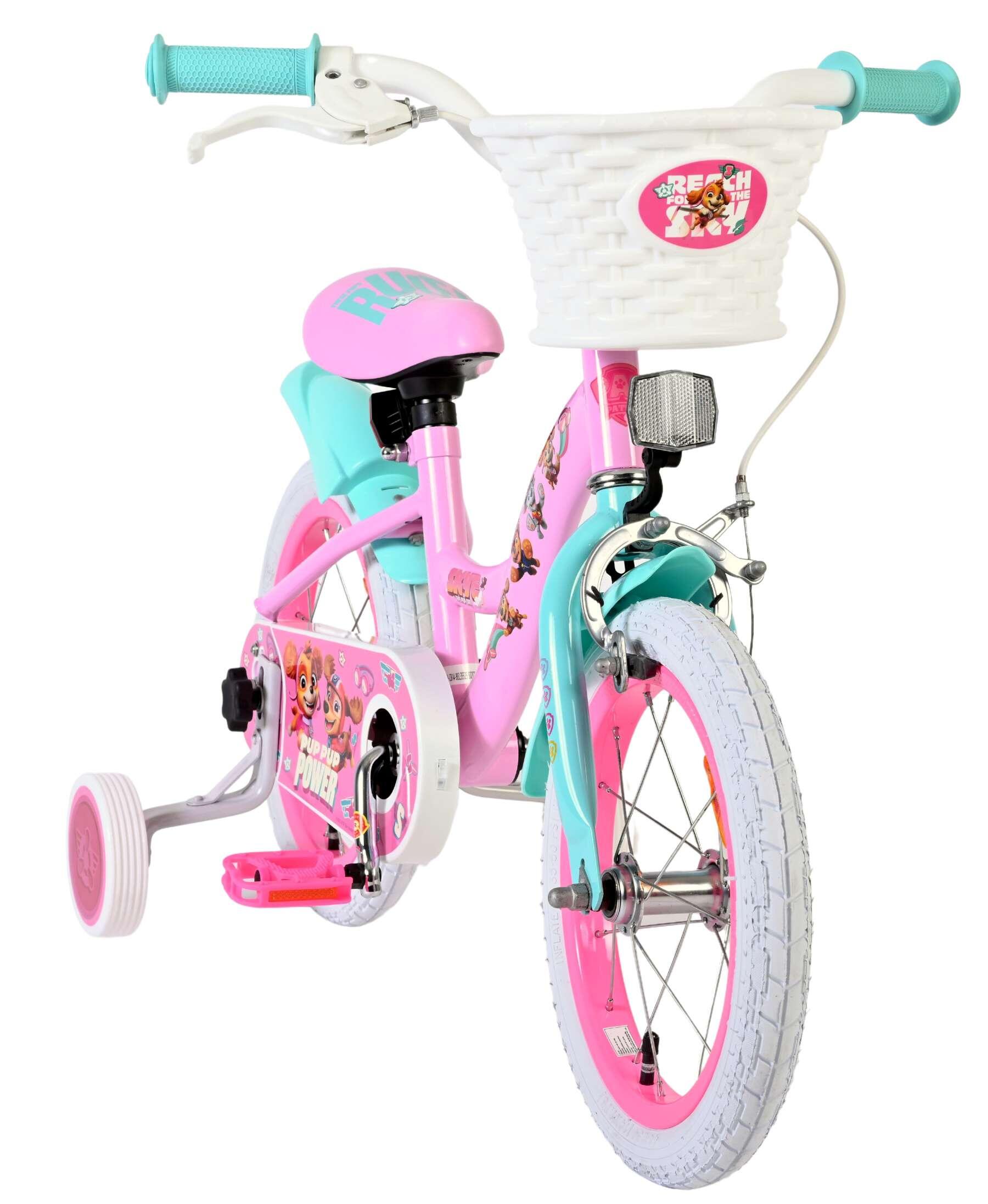 Bicicleta infantil Paw Patrol 14 inch para niñas, rosa 5/7