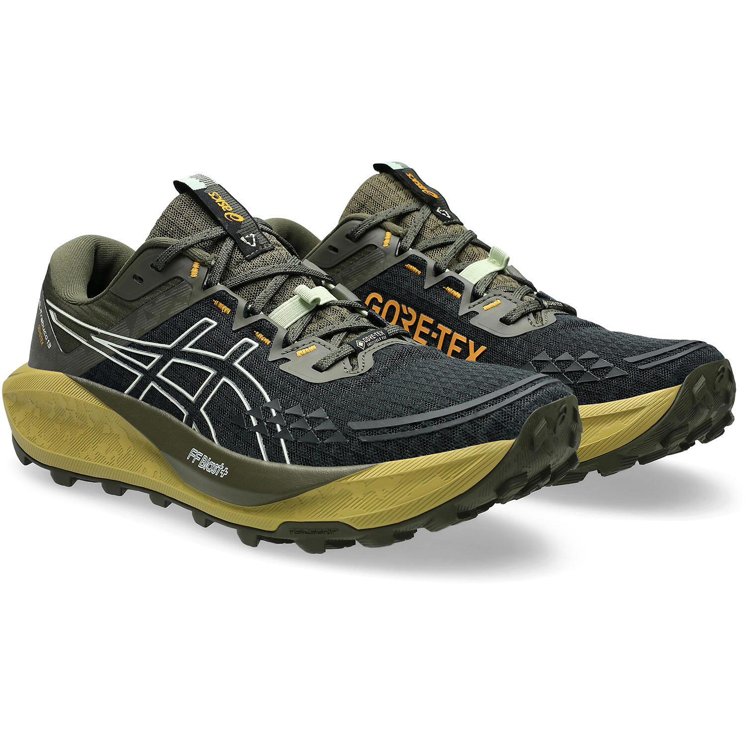 Course à pied et trail pour homme Asics Gel-trabuco 13 Vert. 5/7