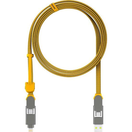 Uniwersalny kabel do ładowania iPhone, Samsung inCharge XL 2m USB, USB-C
