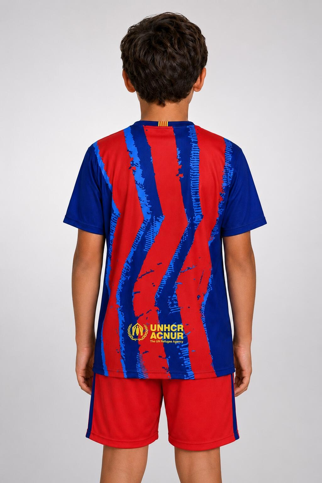 Pack Camiseta y Pantalón FC Barcelona Júnior 4a equipación 25/26 - Réplica Ofic 3/4
