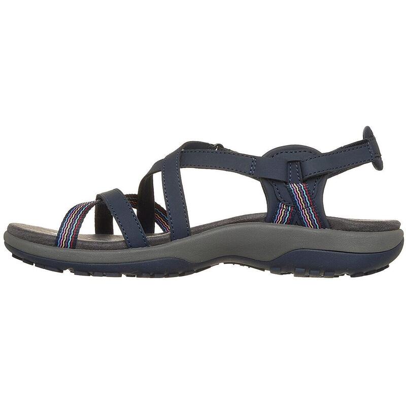 Sandale femei Skechers Reggae Slim - Sun Array, Albastru