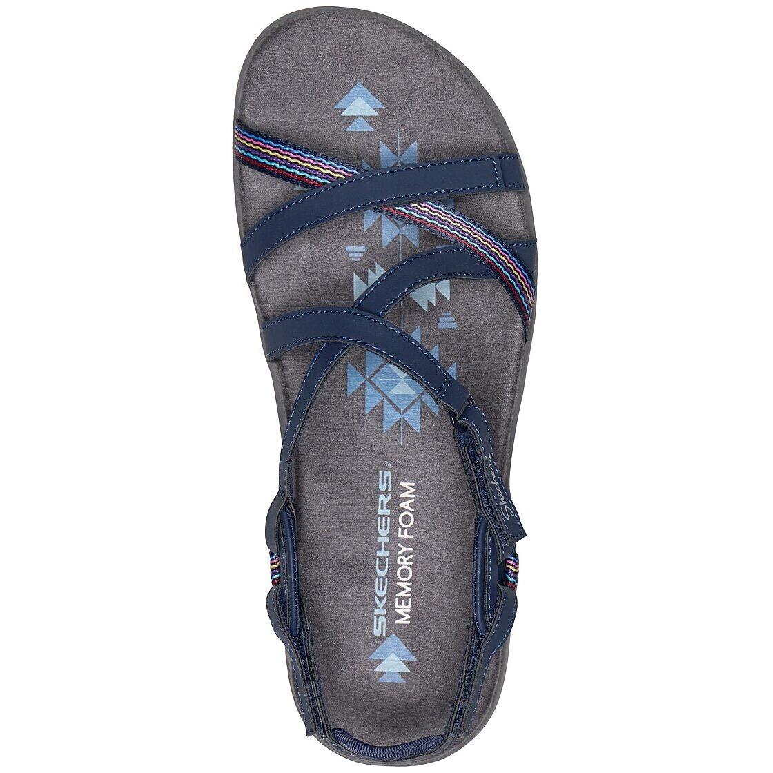 Sandali Skechers Reggae Slim - Sun Array, Blu, Donne 2/5