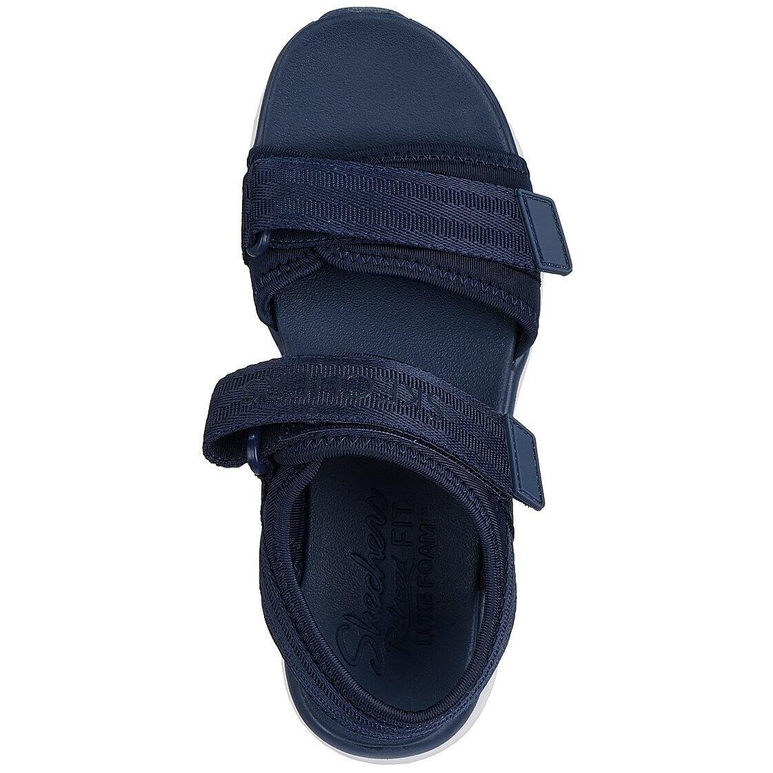 Sandali Skechers D'lux Walker Sandal - Adored, Blu, Donne 2/5