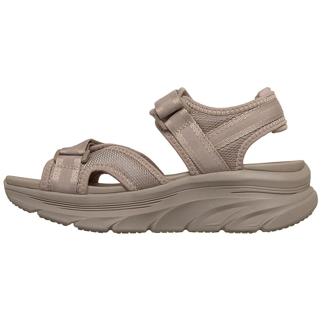 Sandalen Skechers D'lux Walker Sandal-bold City, Beige, Damen 5/5