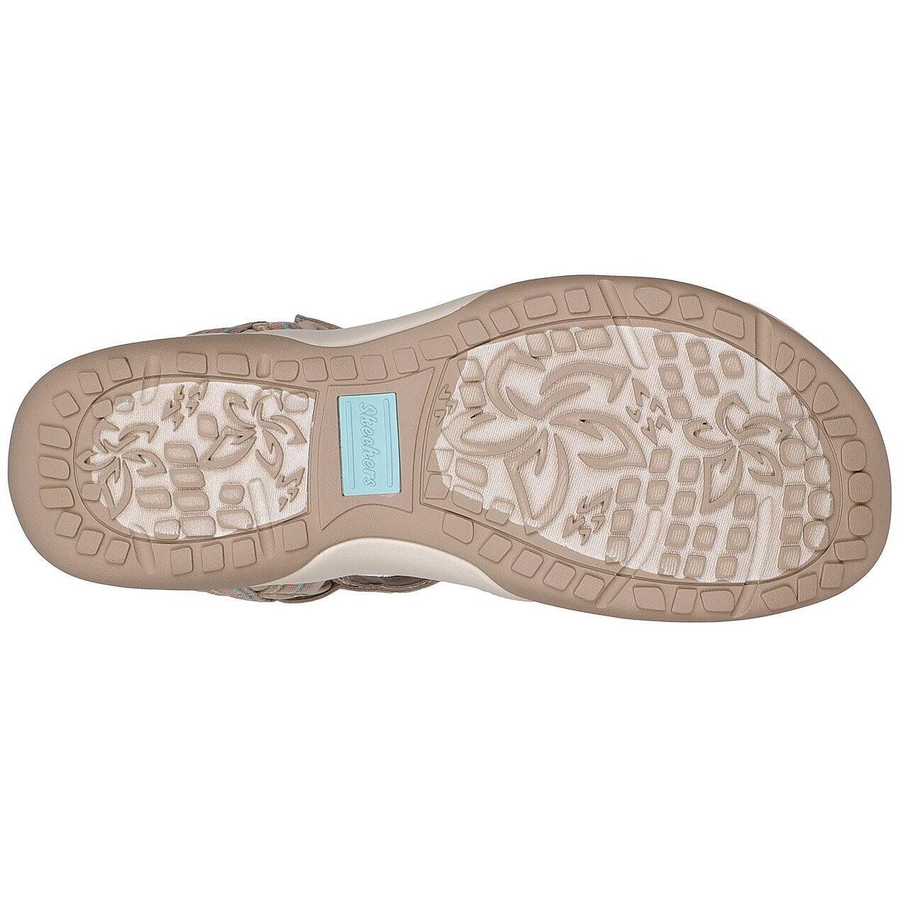 Sandalias Skechers Reggae Slim - Sun Array, Beige, Mujer 2/5