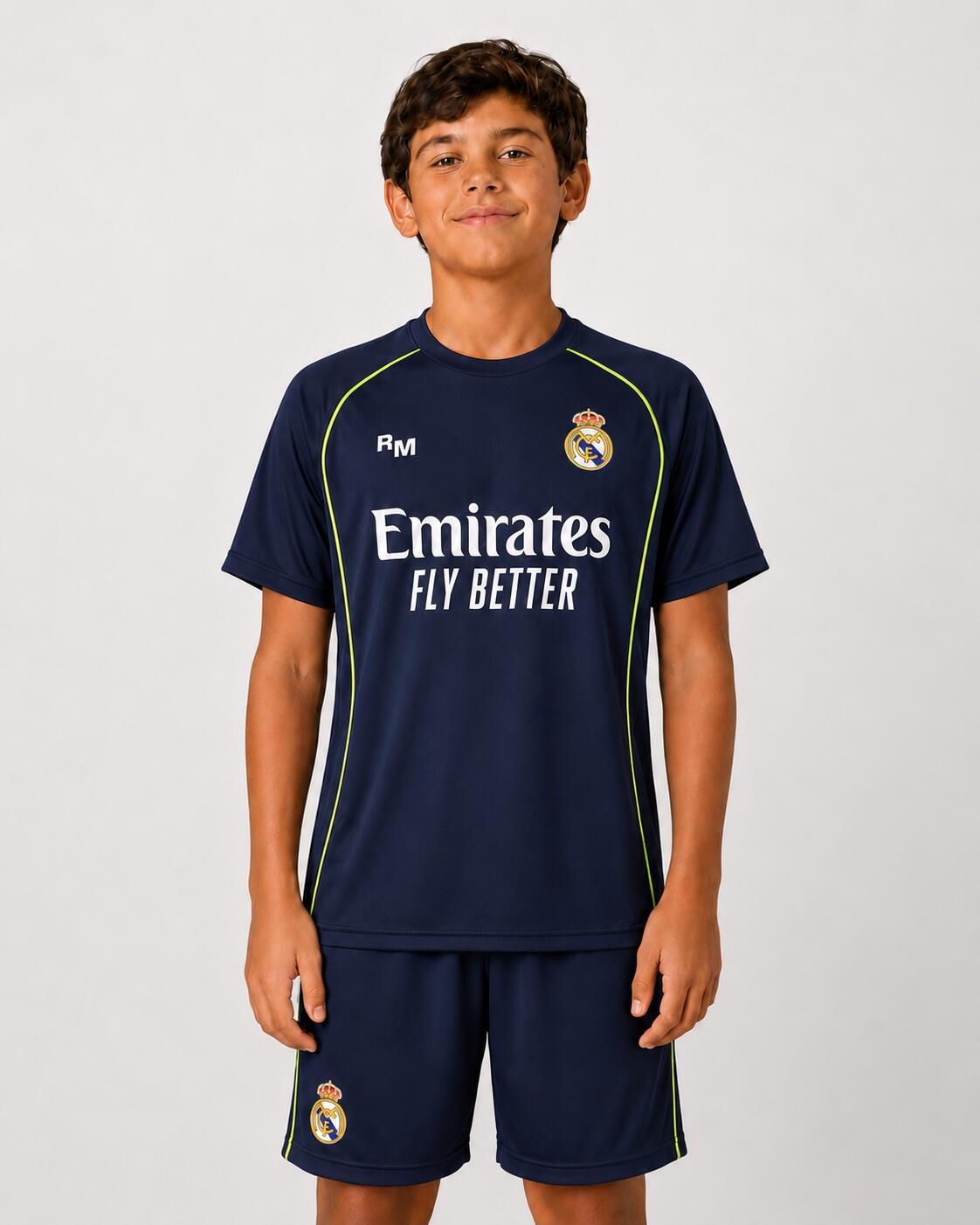 Conjunto infantil Vinicius 2a equipación Real Madrid 2025-26 - Réplica Oficial 2/4