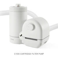 Intex C1500 Cartridge Filter Pump W/ GFCI 5678/h 26636 New Model for 2025