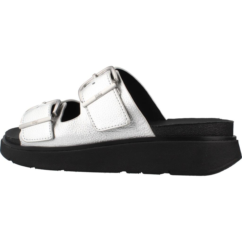 Hakken met gesp van fijn leer dames FitFlop Gen-FF Buckle Tumbled 2/7