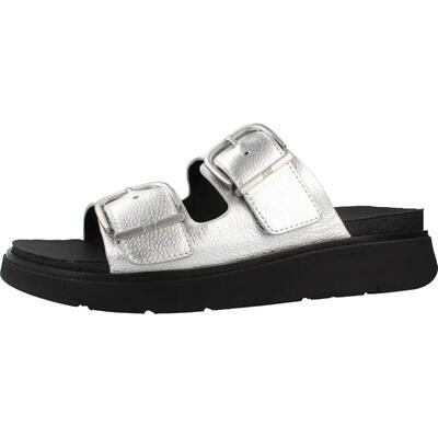 Hakken met gesp van fijn leer dames fitflop gen-ff buckle tumbled