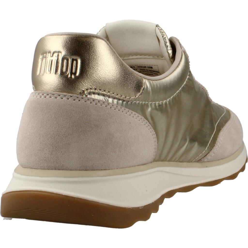FitFlop Retro-Q FF Sneakers en tissu métallisé/suède 3/7